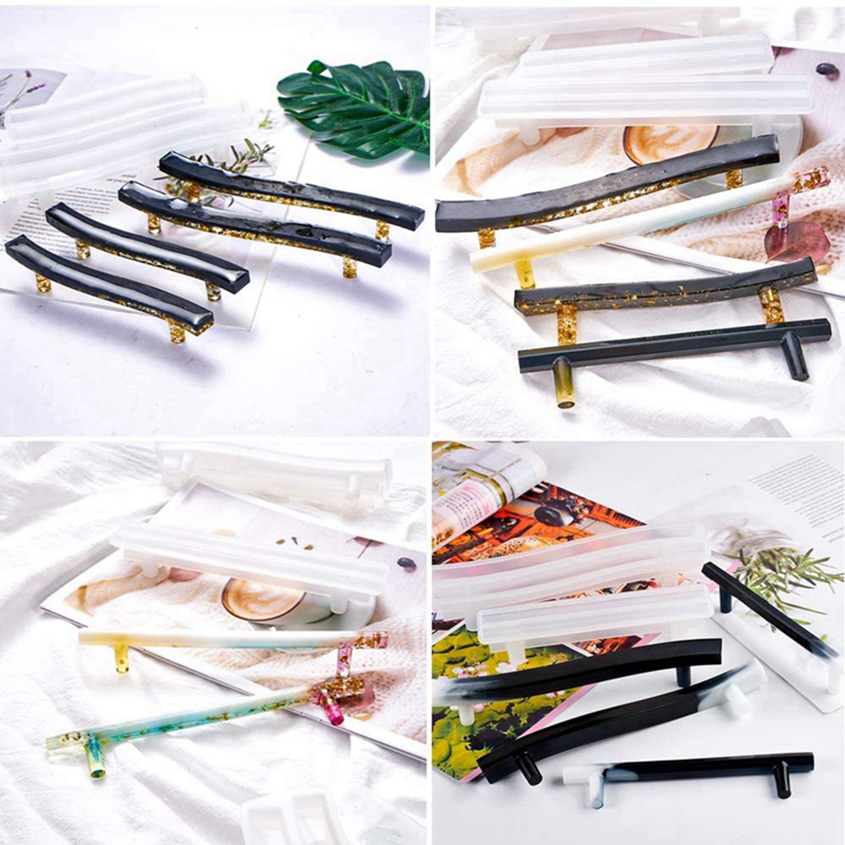 AA81-8 Set Tray Handle Resin M - Silicone Epoxy Resin Molds Set review and price