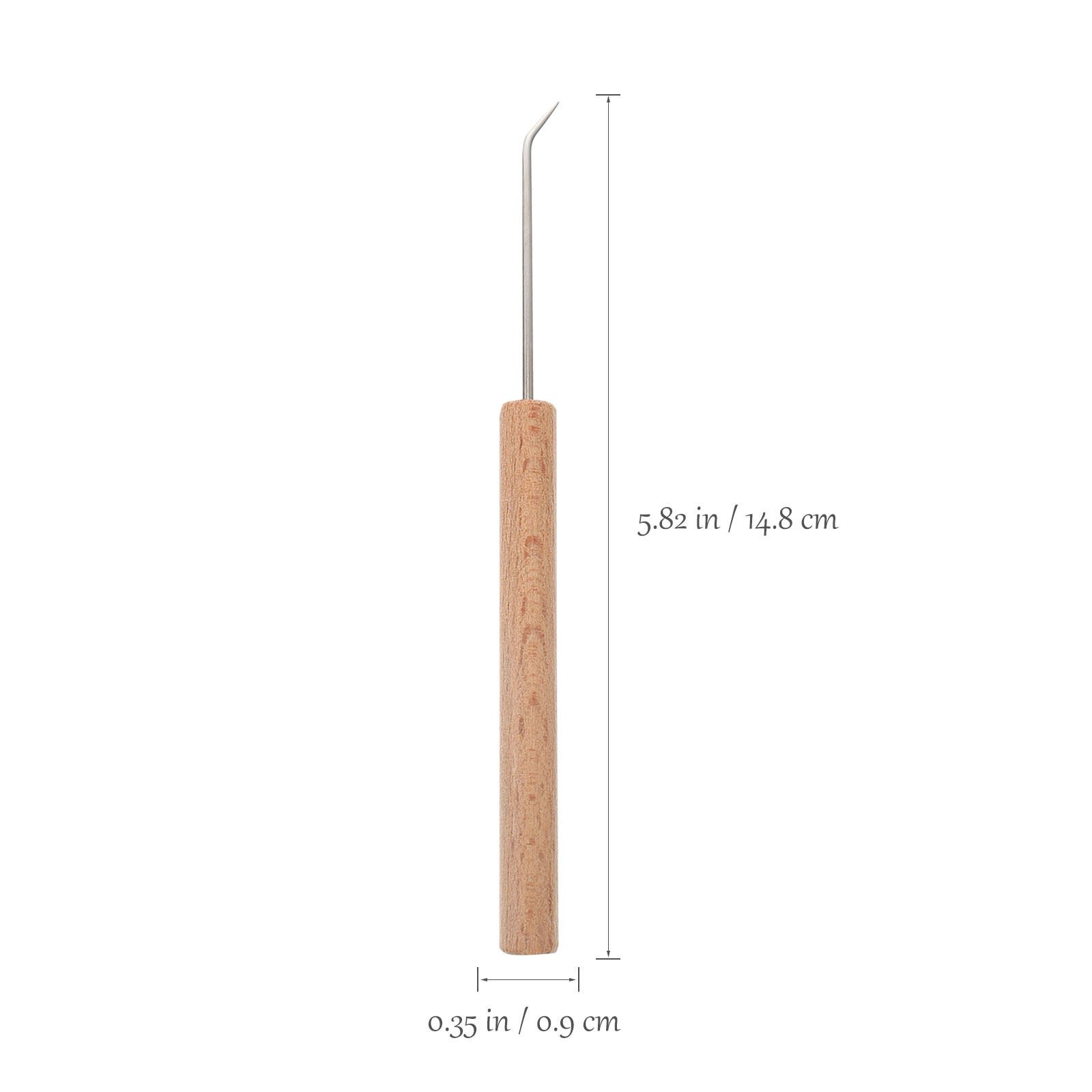 1Pcs Crochet Hooks Wooden Knit - Wooden Crochet Hooks Ergonomic Handle review and price