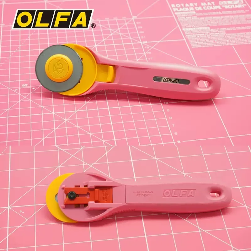 Olfa RTY-2/C 45mm Rotary Pinkl - Rotary Cutter For Fabric 45Mm review and price