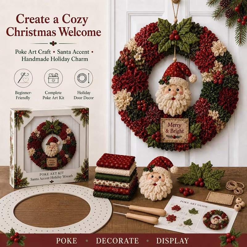 3D Christmas Fabric Poke Art K - Sewing review and price