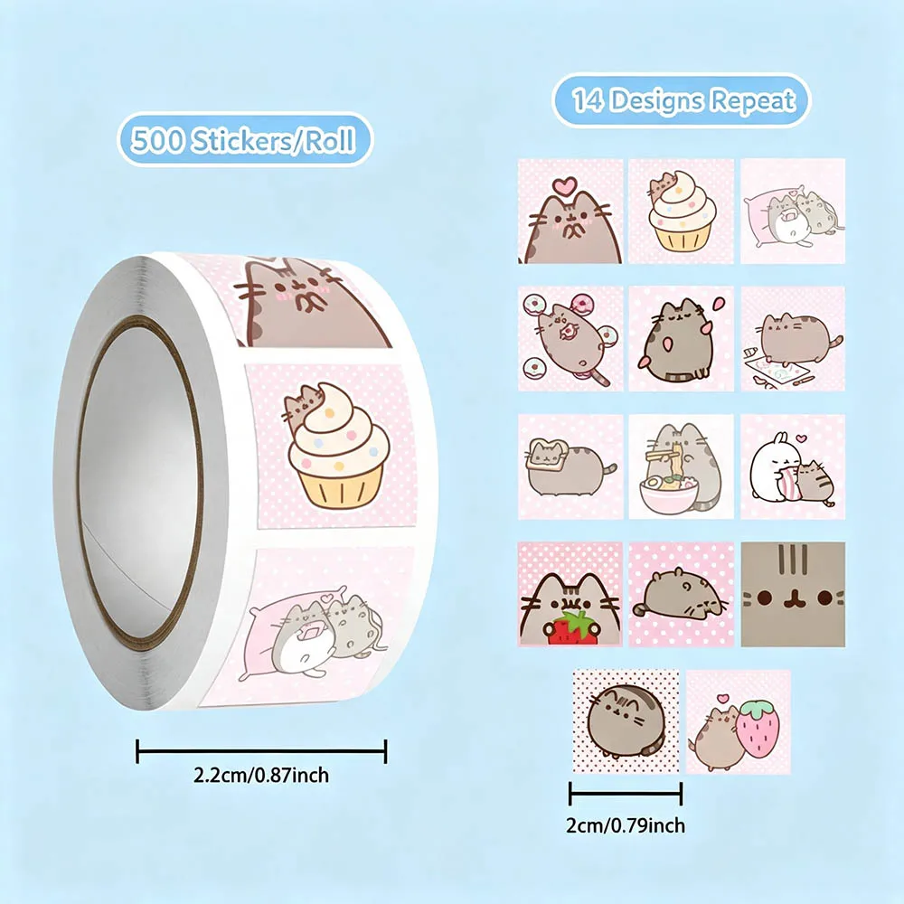Hou 500pcs Pusheen Cartoon Cat - Scrapbooking review and price