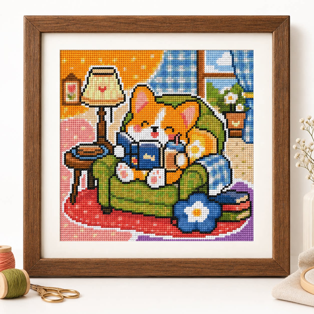 [Full stitch] [CC6338-Little C - Cross Stitch Stamped Kits Beginners review and price