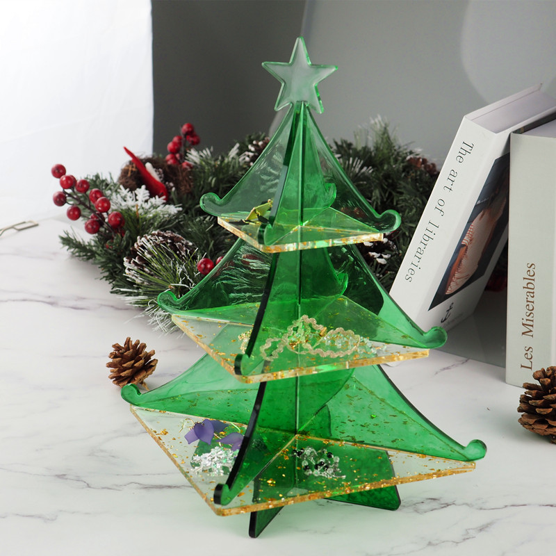 Christmas tree snowflake Stora - Silicone Epoxy Resin Molds Set review and price