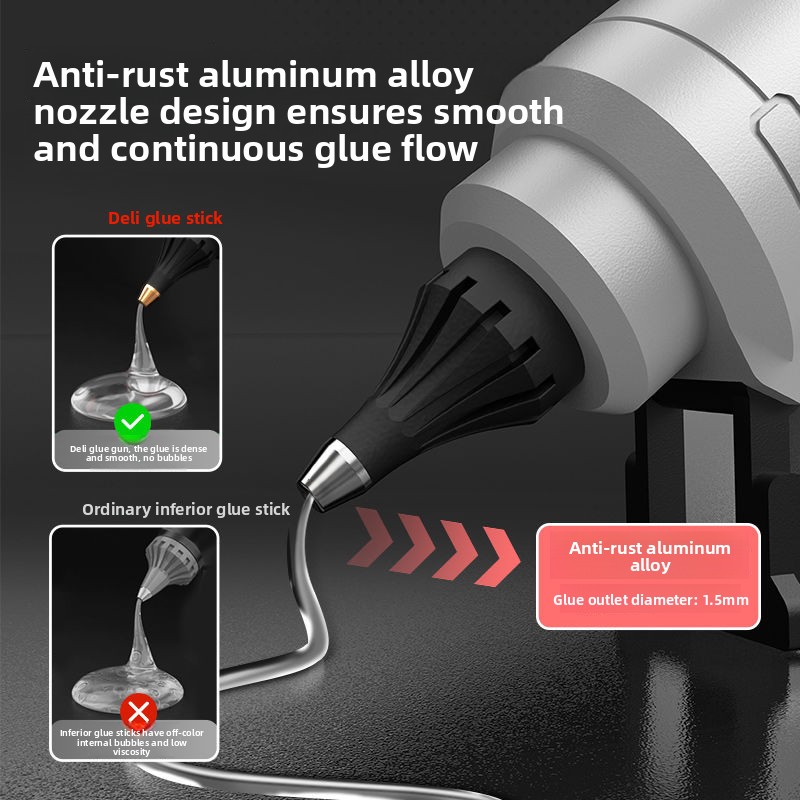 Deli Professional Hot Melt Glu - Hot Melt Glue Gun Cordless review and price